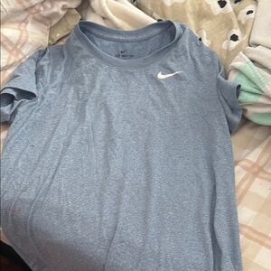 Nike Light Blue Crew Neck Tee